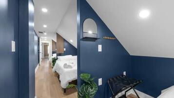 3 dormitorios, tabla de planchar con plancha, cuna de viaje y wifi