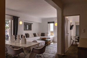Interior - 2 Bedroom Villa with Private  Glass Pool & Shared Infinity Pool, Gym, Pool Bar (Mykonos)