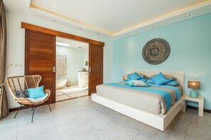 5 bedrooms, iron/ironing board, free WiFi, bed sheets - Walk to the Beach from Luxury  Designer Villa (Seminyak)