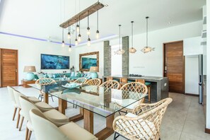 Dining - Walk to the Beach from Luxury  Designer Villa (Seminyak)