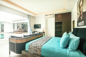 3 bedrooms, iron/ironing board, free WiFi, bed sheets - Modern 3BR Villa, 200m to Canggu Beach Bliss (Canggu)