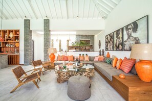 Interior - Dreamy 5BR Haven, 200m to Berawa's Blissful Beach (Canggu)