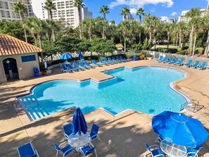 Indoor pool, outdoor pool