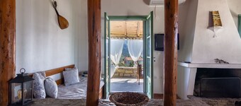 Green house on the hill