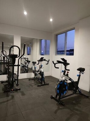 Fitness facility - New strategic apartment with views to the Sierra Nevada Mountain and nice spaces (Santa Marta)