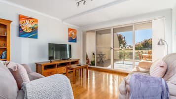 Una televisión, libros