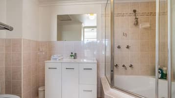 Hair dryer, towels