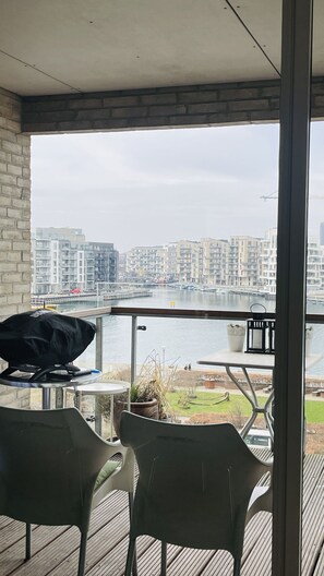 Outdoor dining - City Apartment in Copenhagen with 2 bedrooms sleeps 4 (Copenhagen)