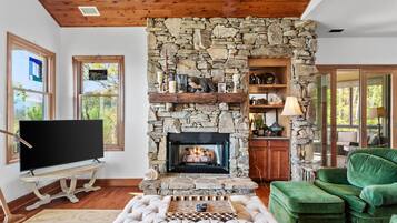 TV, fireplace, table tennis, stereo