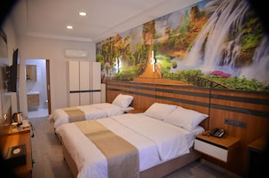 Ropa de cama de alta calidad y minibar con artículos gratuitos
