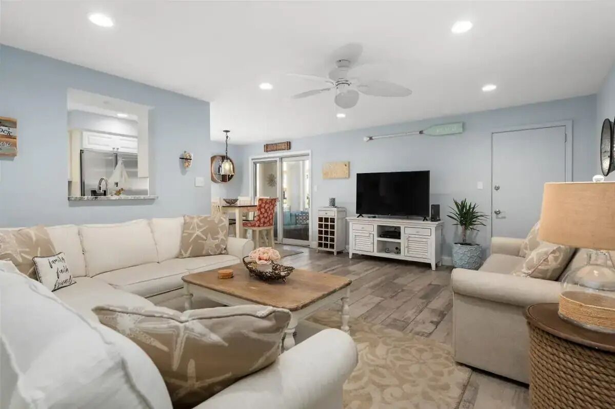 Waterfront Condo— Steps to the Beach!