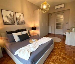 2 soveværelser, skrivebord, strygejern/strygebræt, gratis Wi-Fi