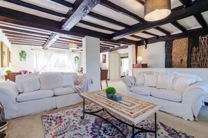 Televisión, chimenea