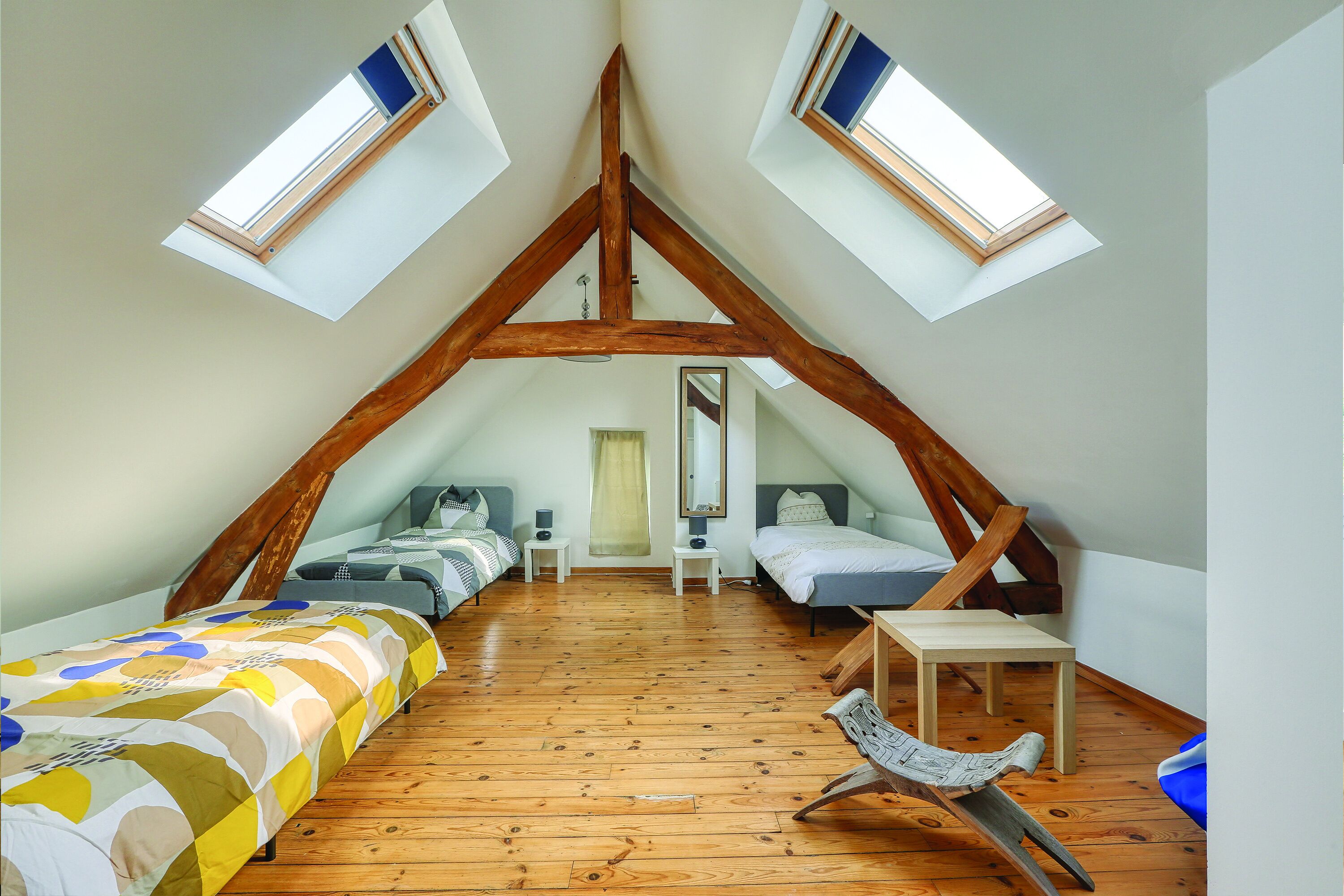 3 chambres, fer et planche à repasser, Wi-Fi gratuit, draps fournis