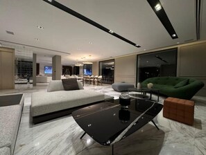 Living area - Penthouse Dans le Ciel (Tanger)