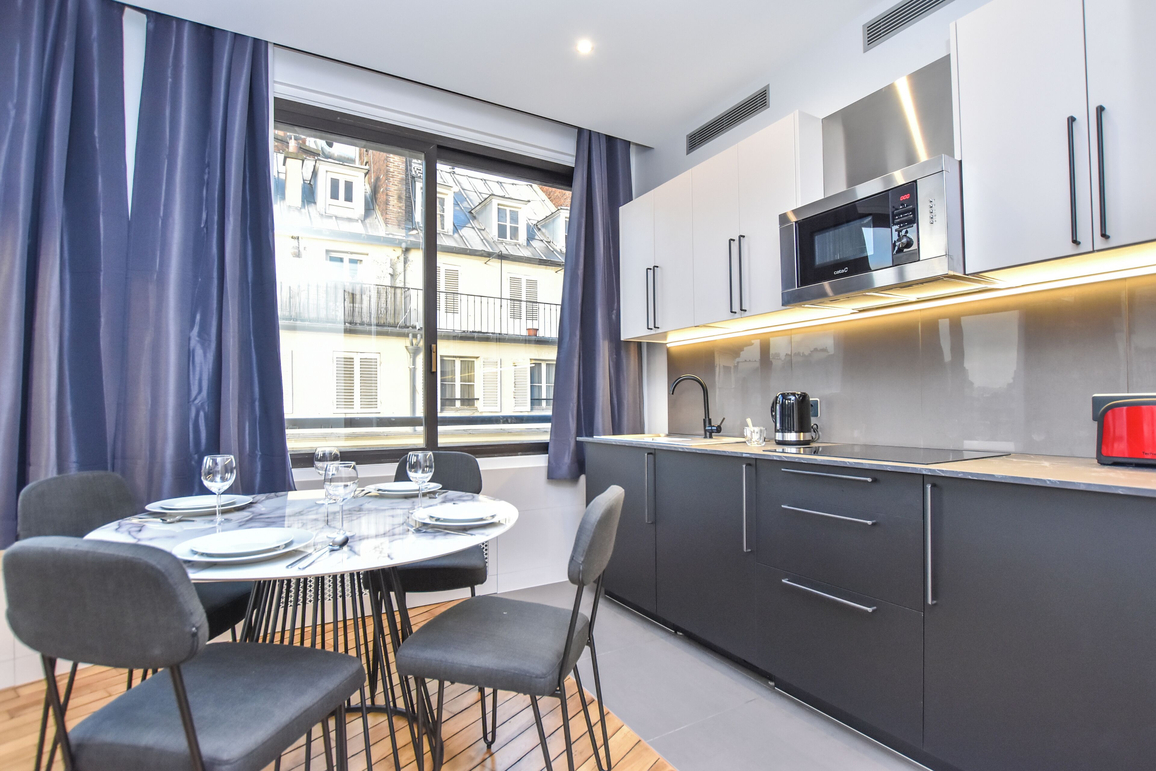 Apartamento Confort, vistas a la ciudad | Cocina privada