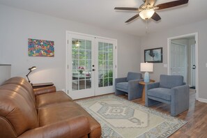 TV connectée, cheminée