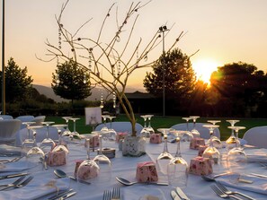 Espace mariage en plein air