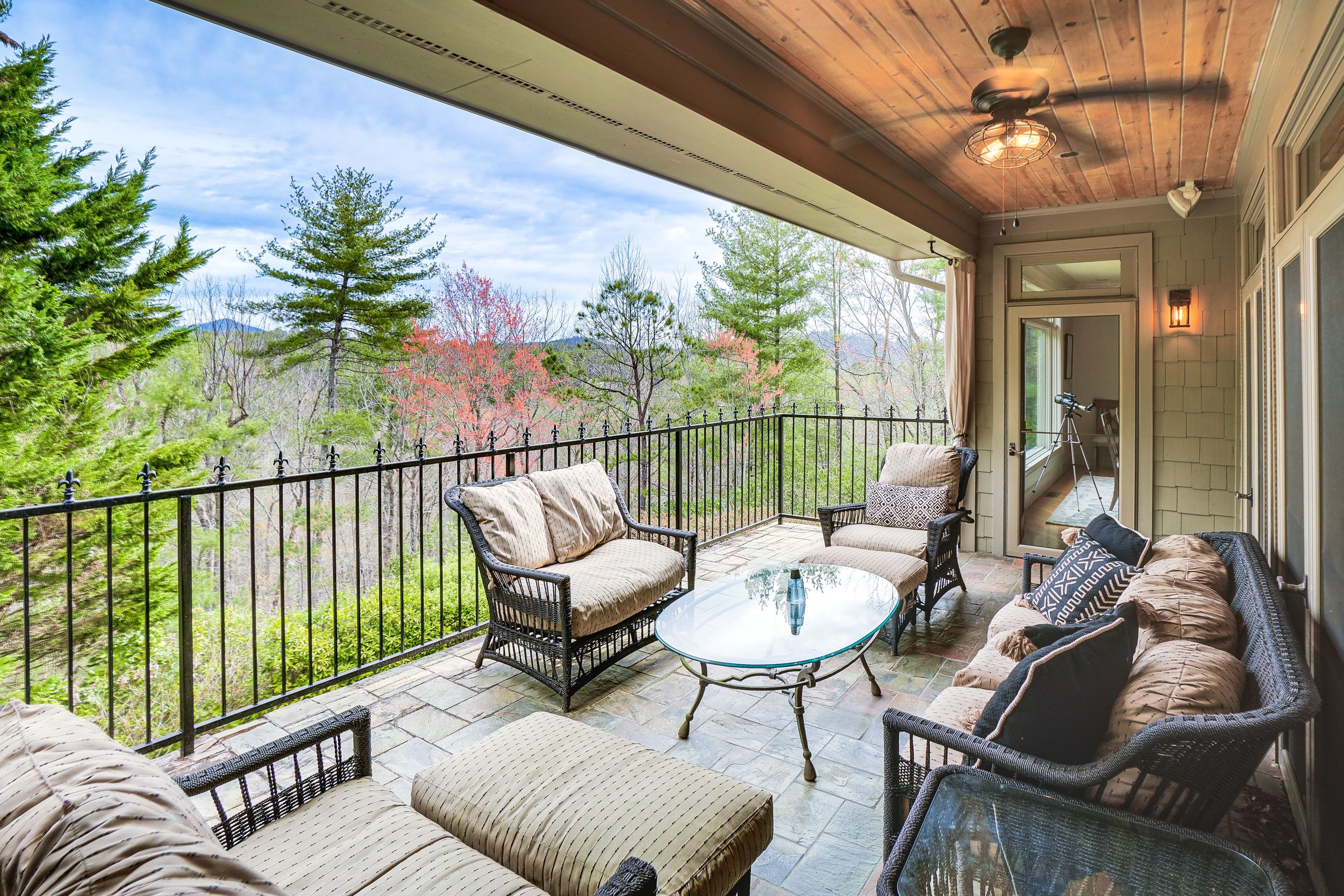 High-End Helen Home: Heated Pool, Fire Pit + Views