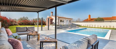 Una piscina riscaldata