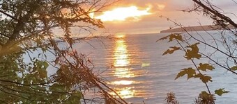 Lake Superior shoreline, wilderness camping.