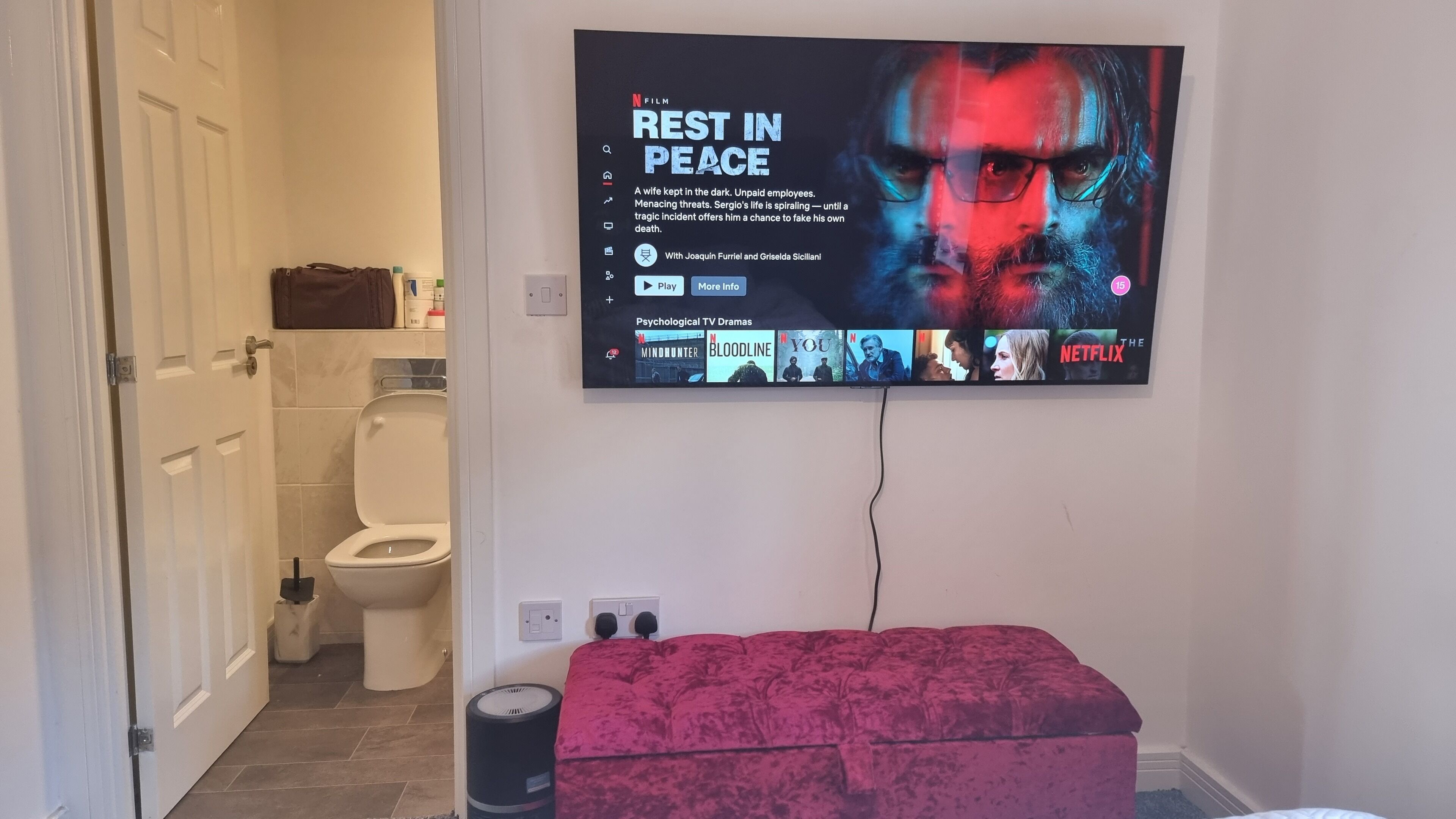 Ferienhaus | Badezimmer | Dusche, Handtücher