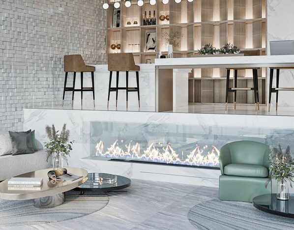 Zona de estar del vestíbulo