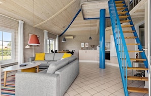 TV - Stunning home in Knebel with kitchen (Knebel)