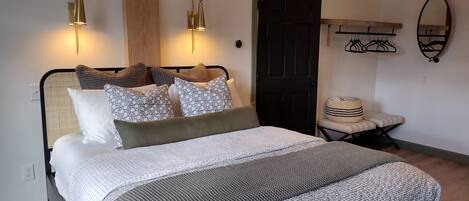 1 dormitorio, tabla de planchar con plancha, wifi gratis y ropa de cama