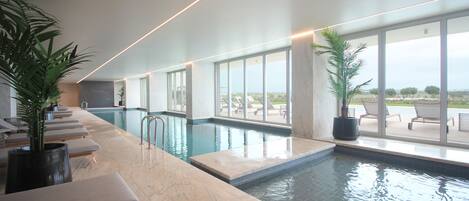 Indoor pool, outdoor pool