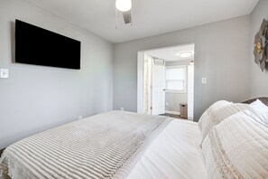 2 dormitorios, tabla de planchar con plancha, wifi y ropa de cama