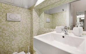 Een douche, een haardroger