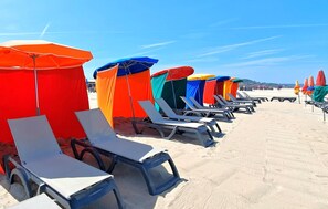 Tæt på stranden