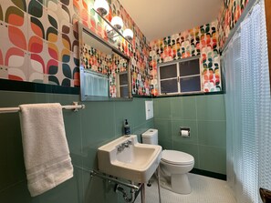 Shower, hair dryer, towels, soap - Secluded Ravine Retreat near OSU & Short North (Columbus)