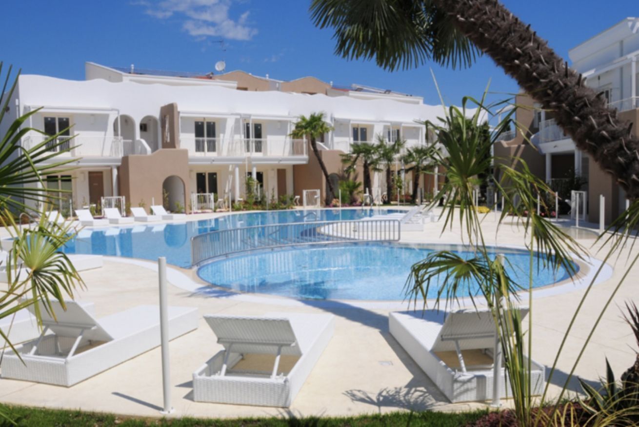 Una piscina riscaldata