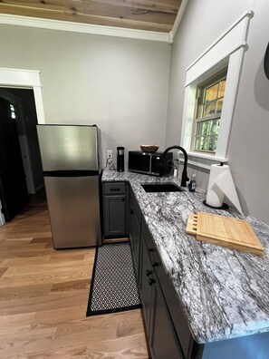 Fridge, microwave, coffee/tea maker, toaster - Merlot-Newly Constructed 2 bedroom Cottages at Jones von Drehle  (Thurmond)