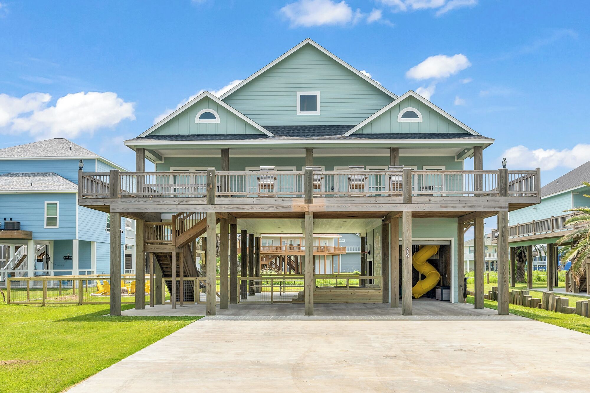Modern Beach House w/ Pool, Slide, Fire Pit & More