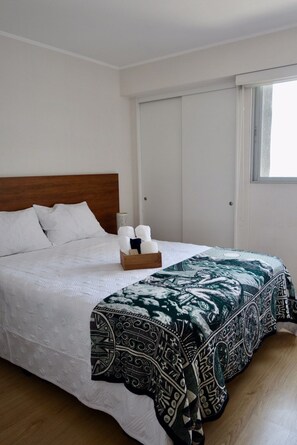 1 bedroom, iron/ironing board, WiFi, bed sheets - DEPARTAMENTO CON VISTA PANORAMICA A LA CIUDAD, CERCA MIRAFLORES Y SAN ISIDRO (Surquillo)