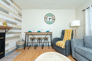 Smart TV, chimenea