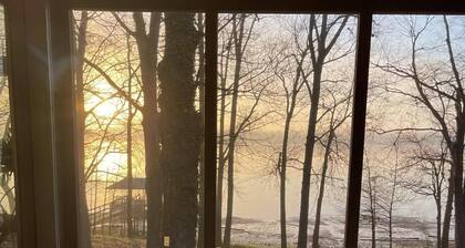 Private dock on Kentucky Lake, views of the water from every room in house