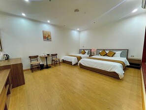 City Double Room | Premium bedding, free minibar items, desk, laptop workspace - Hoa My Hotel (Bac Ninh)