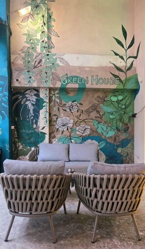 Façana frontal de l'allotjament