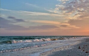 On the beach
