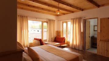 Uitzicht vanuit accommodatie