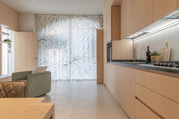 Interior - Lovely apartment for 2 guests with WIFI, A/C and TV (Porto Recanati)