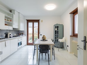 Microwave, oven, dishwasher, toaster