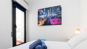 3 soverom, strykejern/-brett, reiseseng for barn og wi-fi (inkludert)