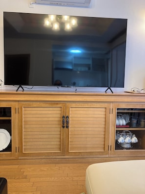Penthouse Premium, vue montagne | Coin séjour