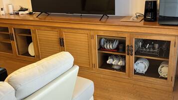 Penthouse Premium, vue montagne | Coin séjour