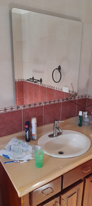 Towels, soap, toilet paper